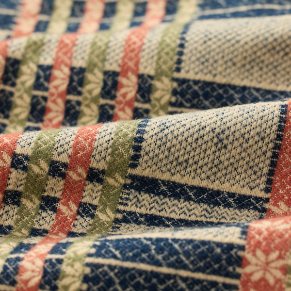 Arbeitshemd aus Jacquard RRL in Navy multi 5