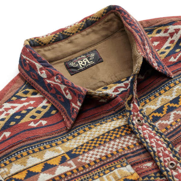 パッチワーク ジャカード ワークシャツ | ラルフ ローレン公式