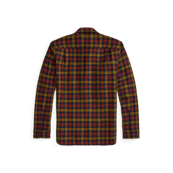 Checked Wool Twill Workshirt