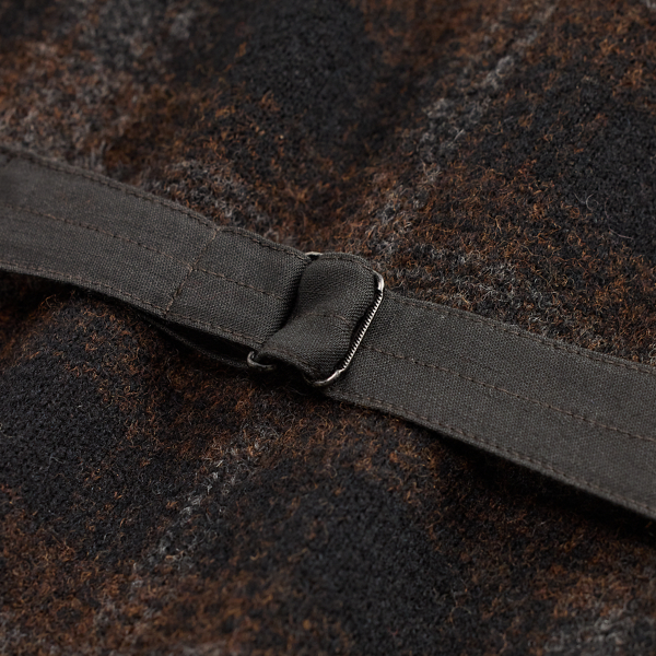 Plaid Wool-Cotton Vest