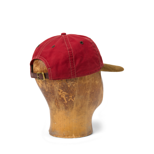 ポロラルフローレン　クレスト コーデュロイビル ツイル ボール キャップ POLO RALPH LAUREN（ポロ ラルフ ローレン）の「クレスト