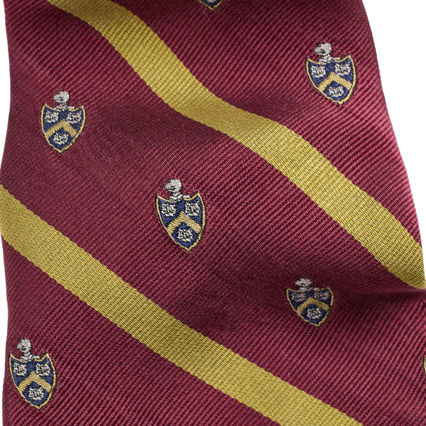 Handmade Striped Silk Club Tie
