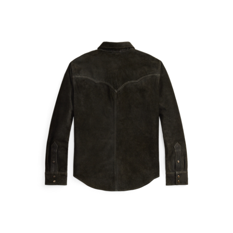 Мужские куртки Ralph Lauren Suede Western Shirt Jacket