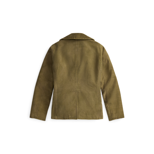 Caban en coton texturé