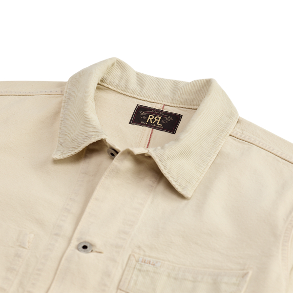 Veste en toile selvedge, velours c&ocirc;tel&eacute; RRL en Nature vintage 4