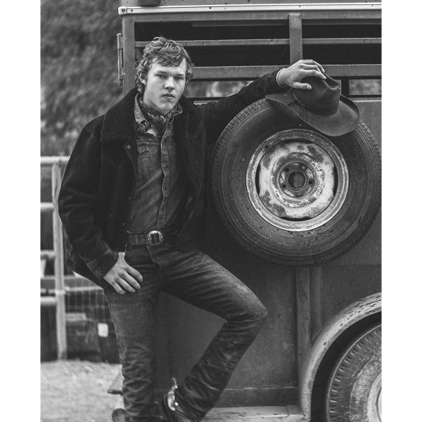 Slim Boot Distressed Selvedge Jean