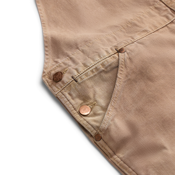 Distressed Mauve Distressed Canvas Overall RRL 4