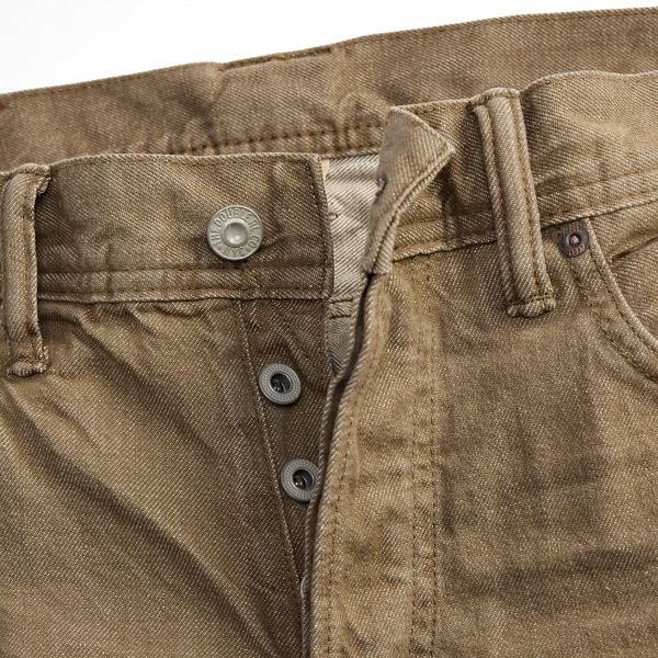 Medium Brown Slim Fit Brown Jean RRL 3