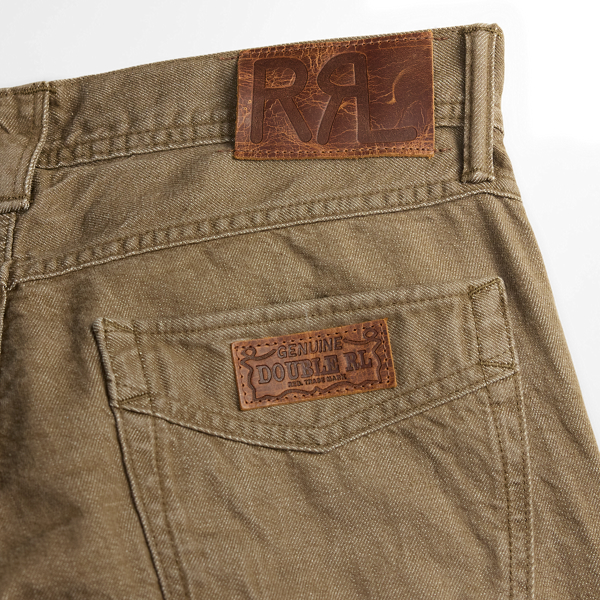 Medium Brown Slim Fit Brown Jean RRL 4