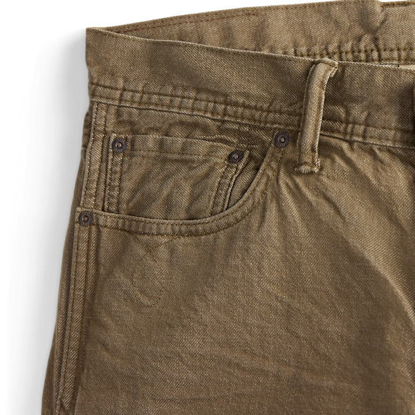 Medium Brown Slim Fit Brown Jean RRL 5