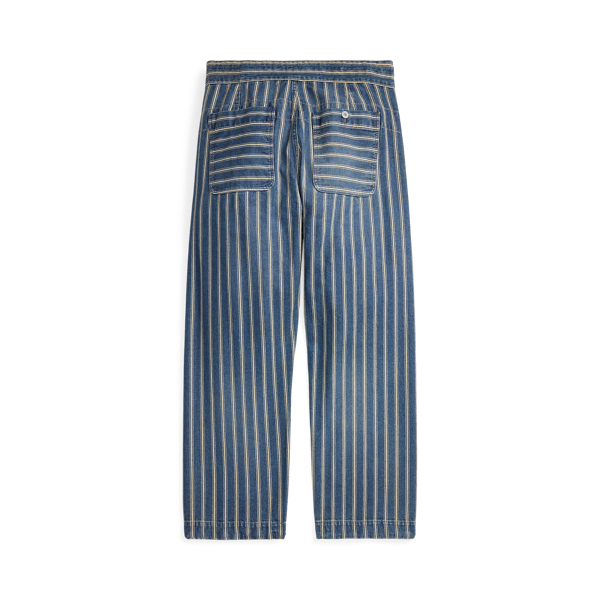 Indigo Indigo Striped Denim Trouser RRL 2