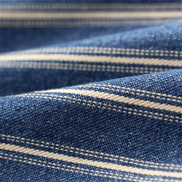 Indigo Indigo Striped Denim Trouser RRL 5