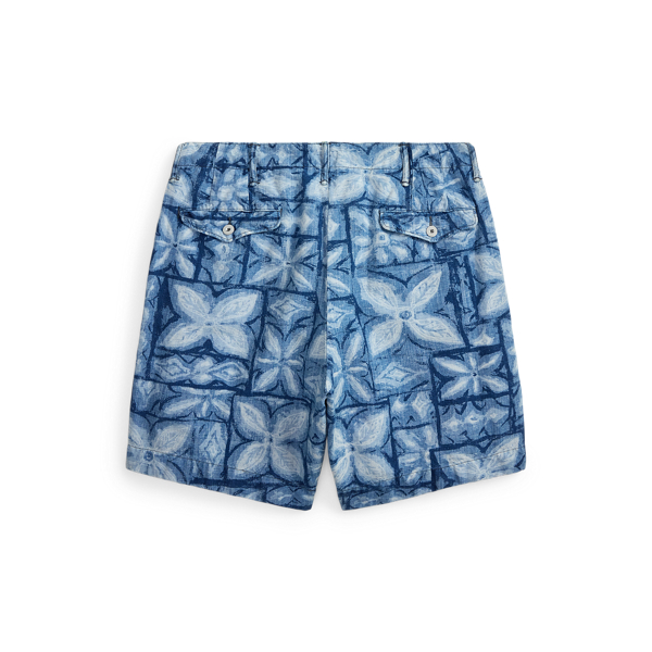 Short d'officier en lin et coton indigo RRL en Indigo mystique 2
