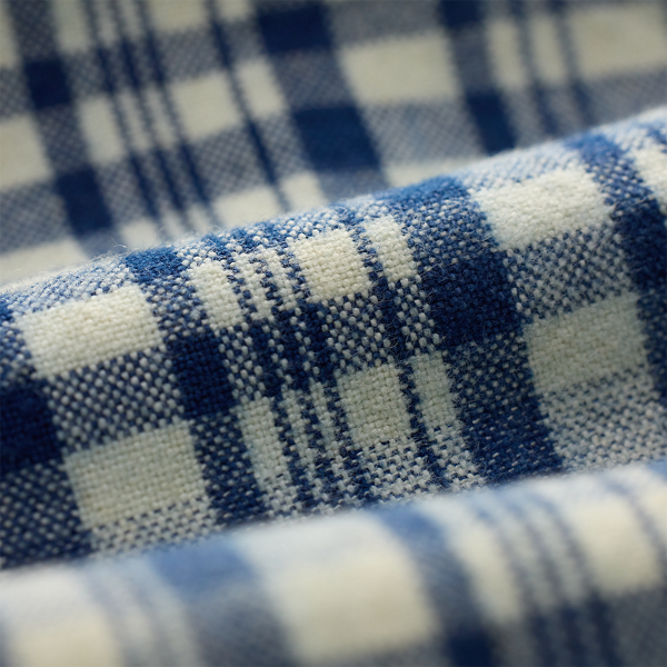 Karierte Shorts aus Webstoff in Indigo RRL in Indigo/Wei&szlig; 5