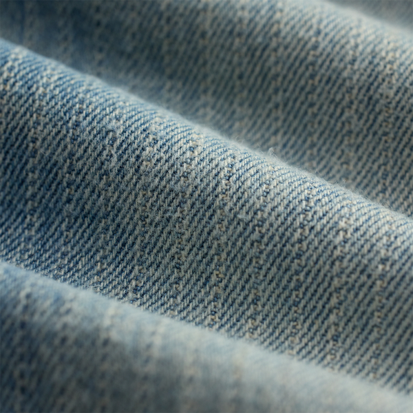 Faded Indigo High Slim Jacquard Denim Jean RRL 6