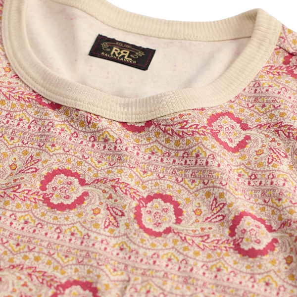 Red/Multi Print Jersey Pocket T-Shirt RRL 4