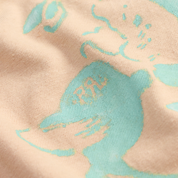 Faded Pink Cotton-Hemp Graphic T-Shirt RRL 4