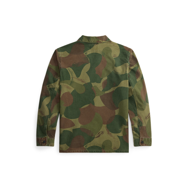 Camo Poplin Overshirt