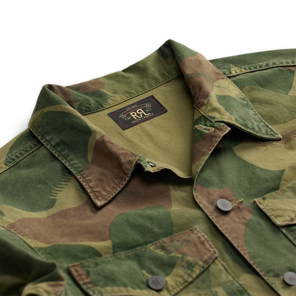 Brush Stroke Camo Camo Poplin Overshirt RRL 3