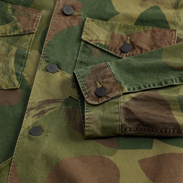 Brush Stroke Camo Camo Poplin Overshirt RRL 4
