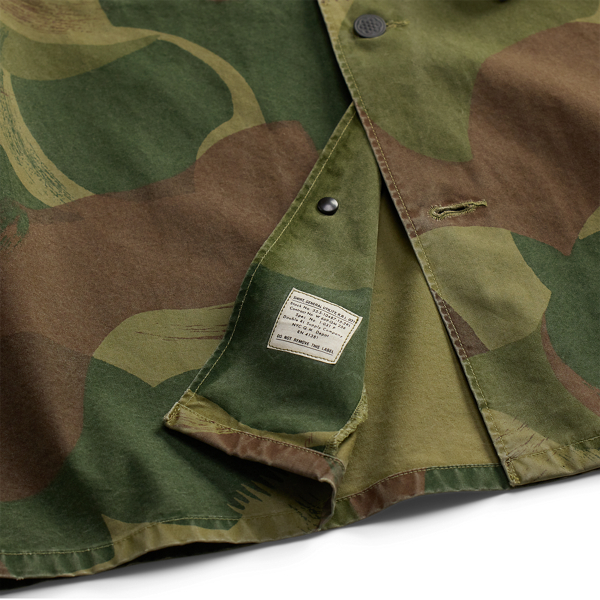 Brush Stroke Camo Camo Poplin Overshirt RRL 5