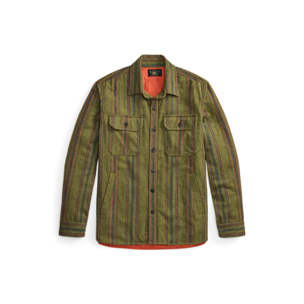 Wool Melton Shirt Jacket | Classic Fit Casual Shirts | Ralph Lauren