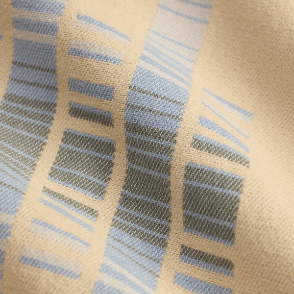 Blue/Cream Multi Fringe Jacquard Overshirt RRL 5