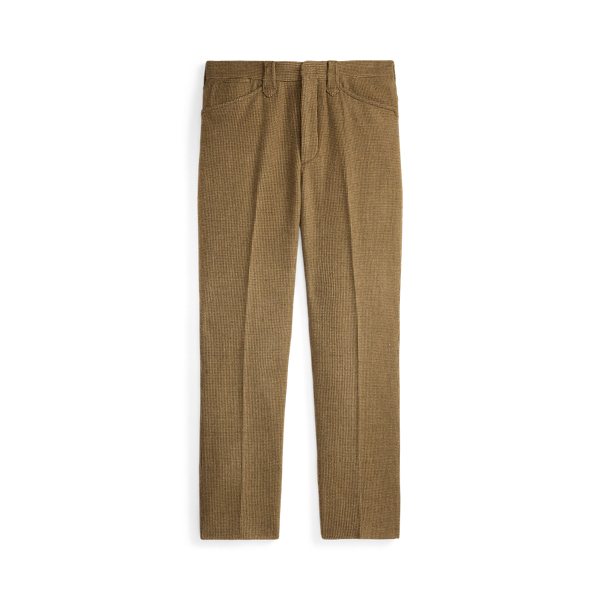 Slim Fit Tweed Western Trousers