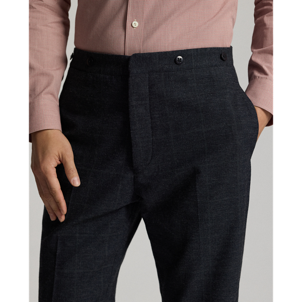 Blue/grey Multi Slim Fit Indigo Checked Suit Trouser RRL 5