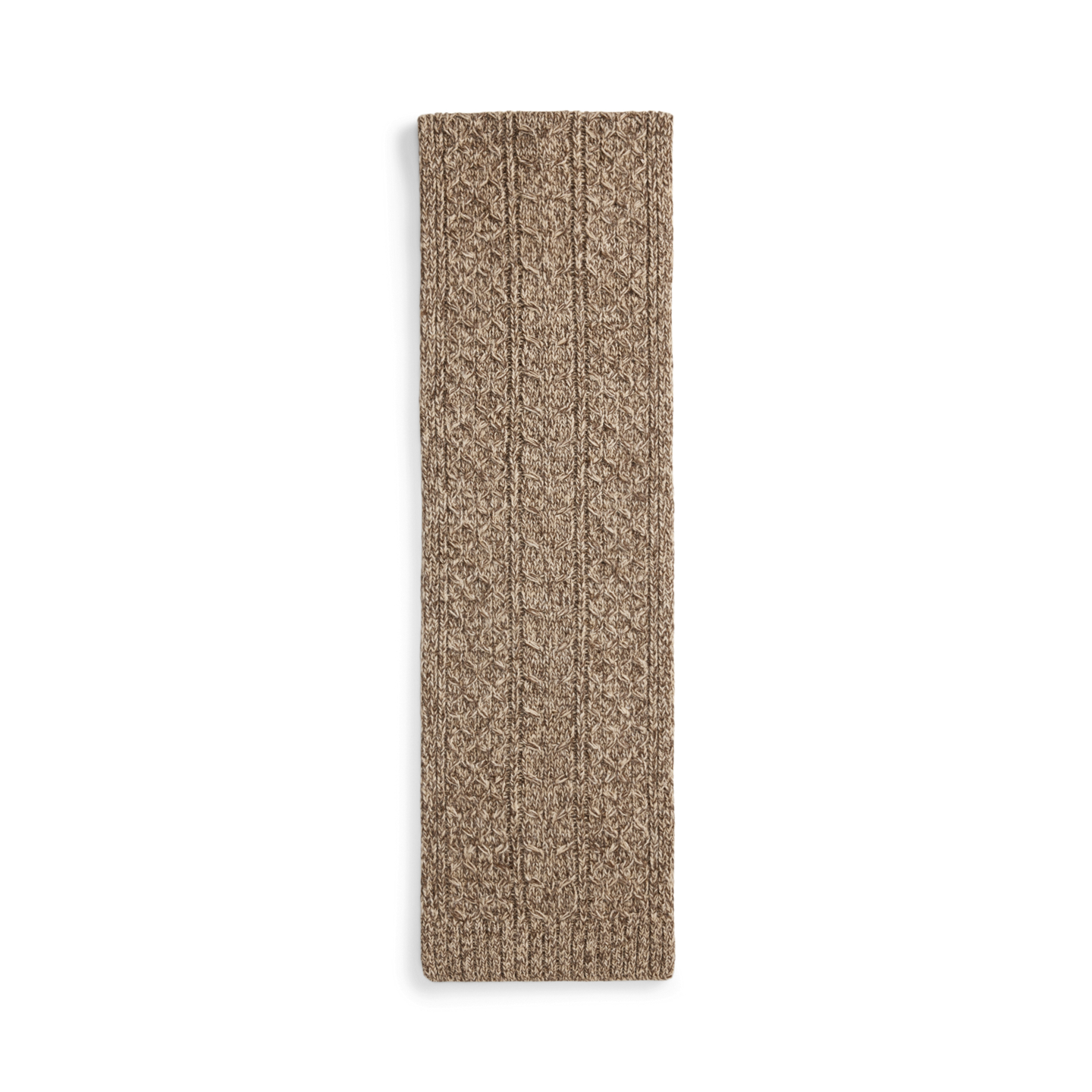Мужской шарф Ralph Lauren Marled Wool-Blend, цвет: Коричневый / Рыжевато-коричневый — фото 1