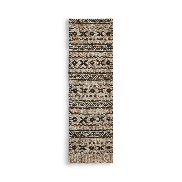 Sciarpa in misto lana Fair Isle