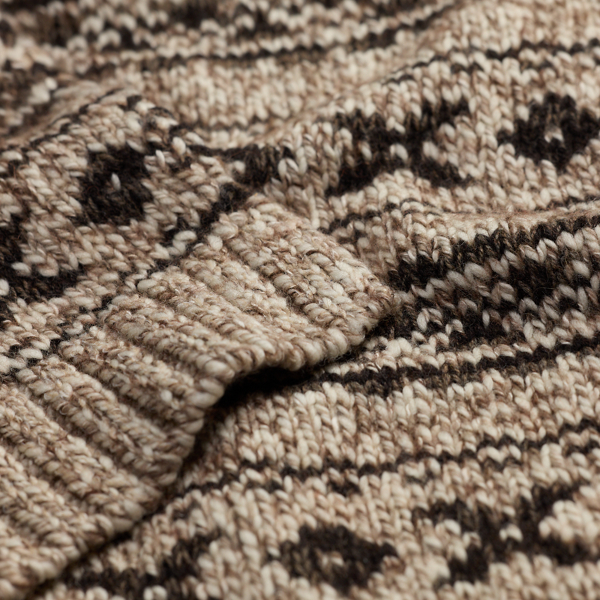 Sciarpa in misto lana Fair Isle