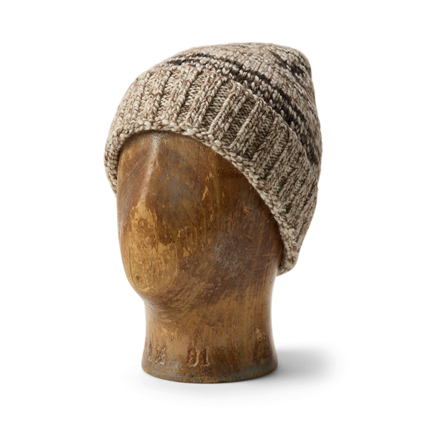 Berretto in misto lana Fair Isle