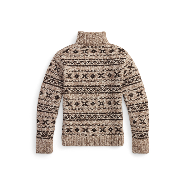 Camisola de gola alta Fair Isle