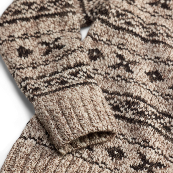 Camisola de gola alta Fair Isle