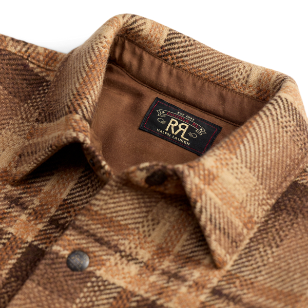 Plaid Wool Workshirt Jumper