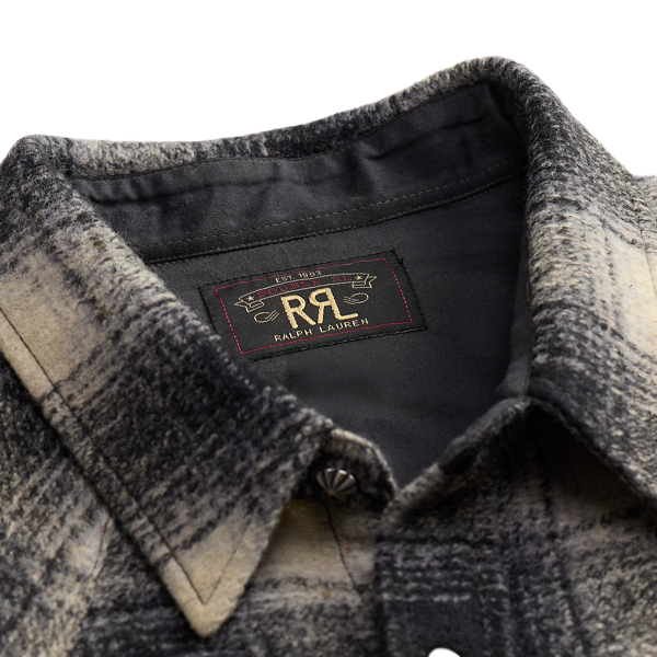 Slim Fit Plaid Western Overshirt