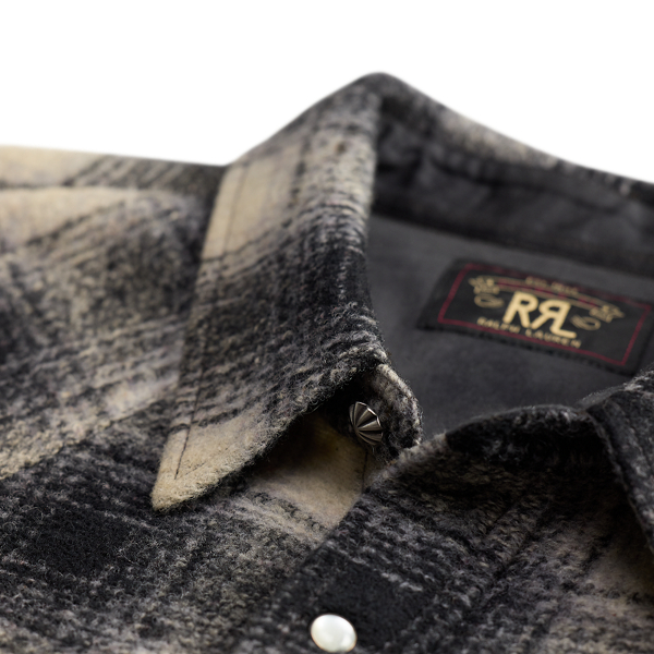 Slim Fit Plaid Western Overshirt