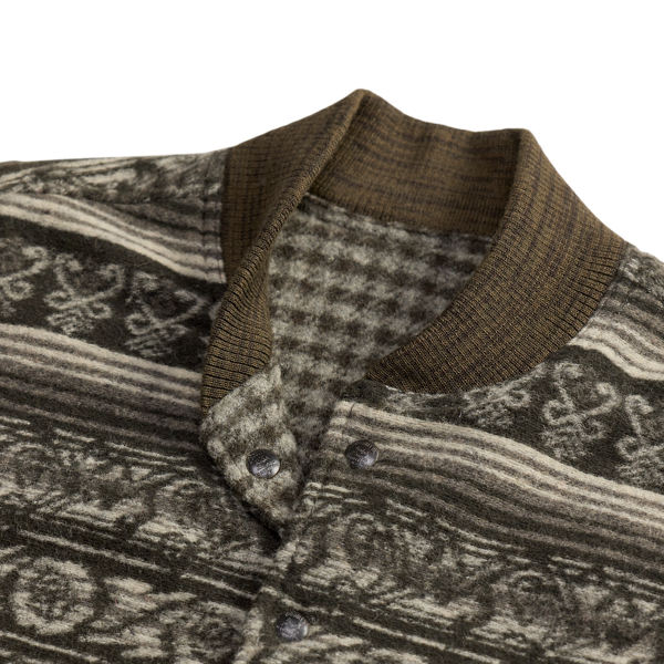 Reversible Double-Knit Jacquard Gilet