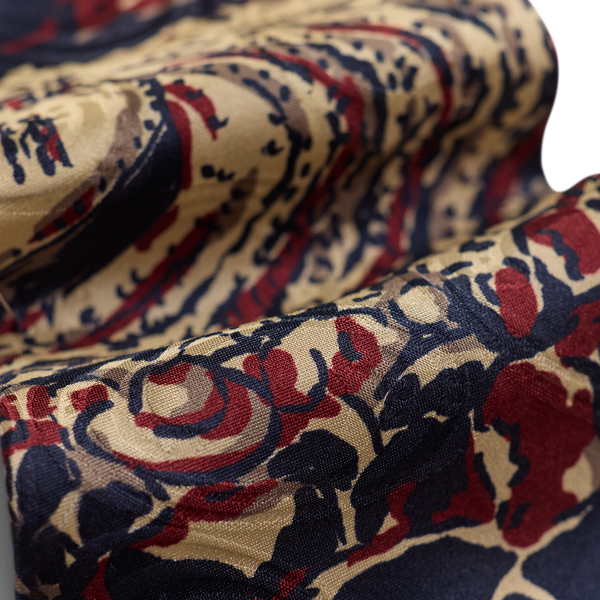 Handmade Music-Print Silk Tie