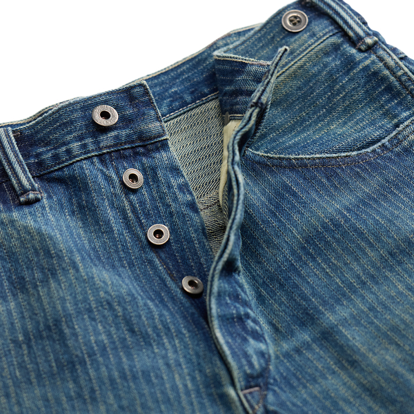 RRL ヴィンテージ 5ポケット ジャカード デニム ジーンズ リーロイ ウォッシュ 3