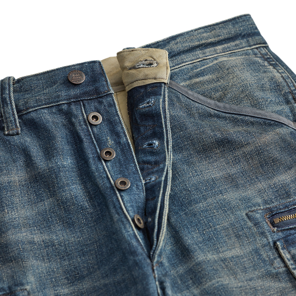 Melvill Wash Quilted Denim Cargo Pant RRL 3