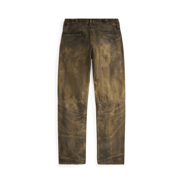 Straight Fit Distressed Work Trousers
