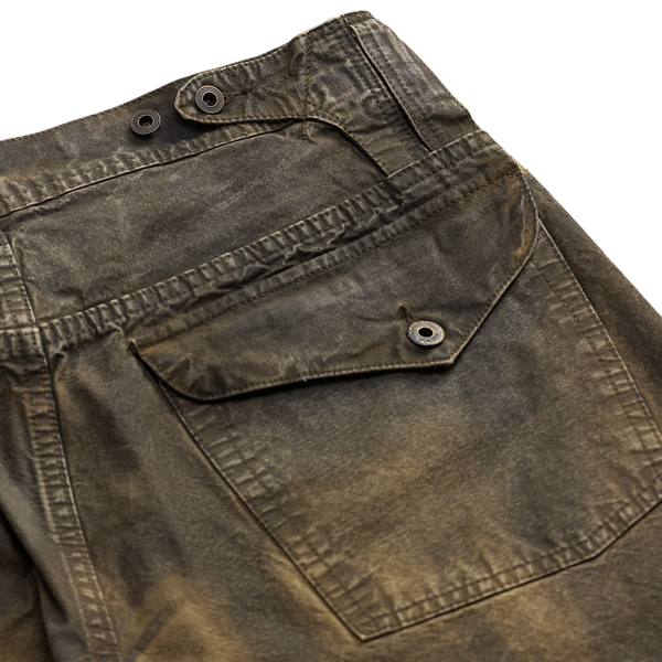 Straight Fit Distressed Work Trousers
