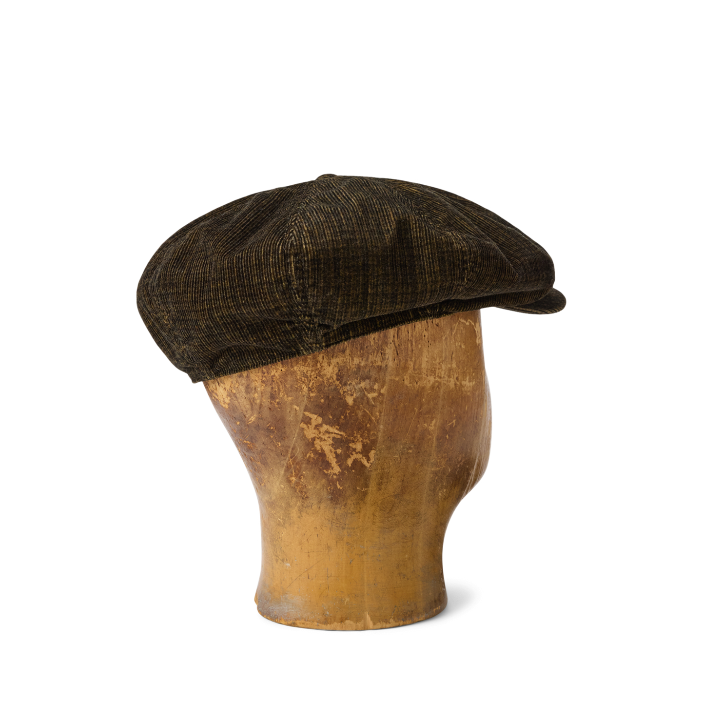 Мужская кепка Ralph Lauren Corduroy Newsboy, цвет: Коричневый разноцветный — фото 1
