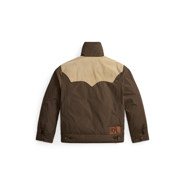 Leather-Yoke Western Jacket