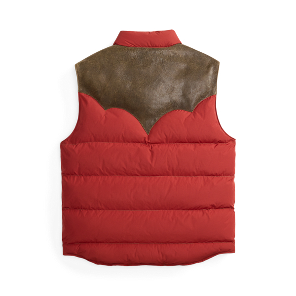 Deerskin-Yoke Quilted Gilet