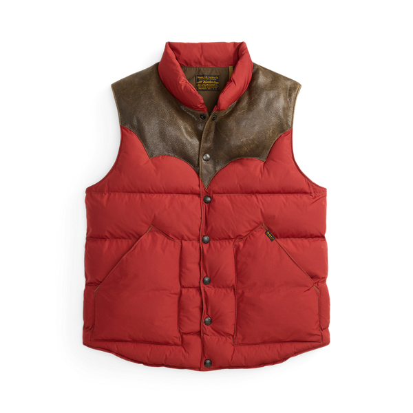 Deerskin-Yoke Quilted Gilet