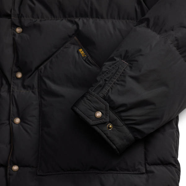 Quilted Shearling-Collar Jacket
