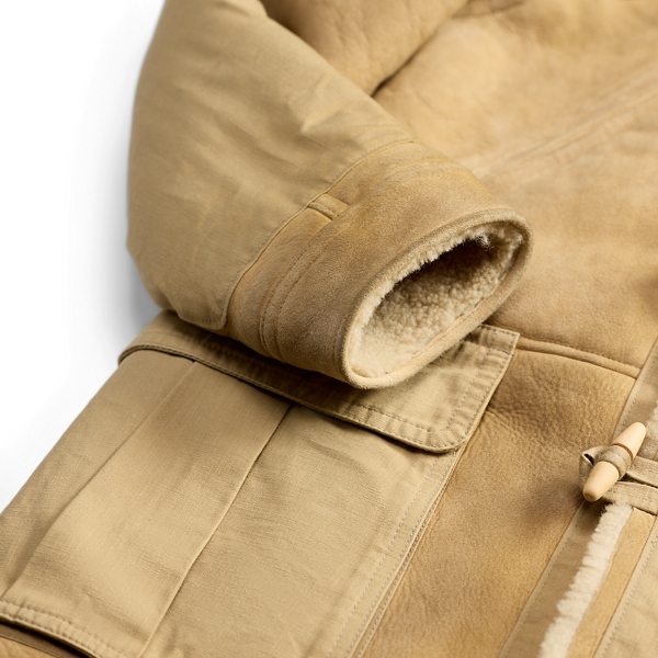 Shearling Toggle Coat